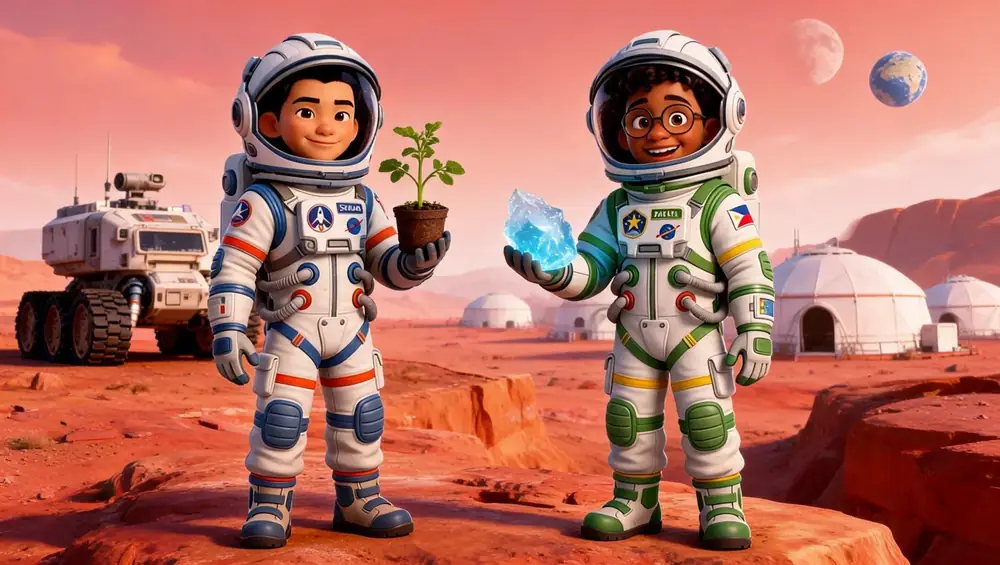 Cover of Skylar and the Mars Harvest Mission